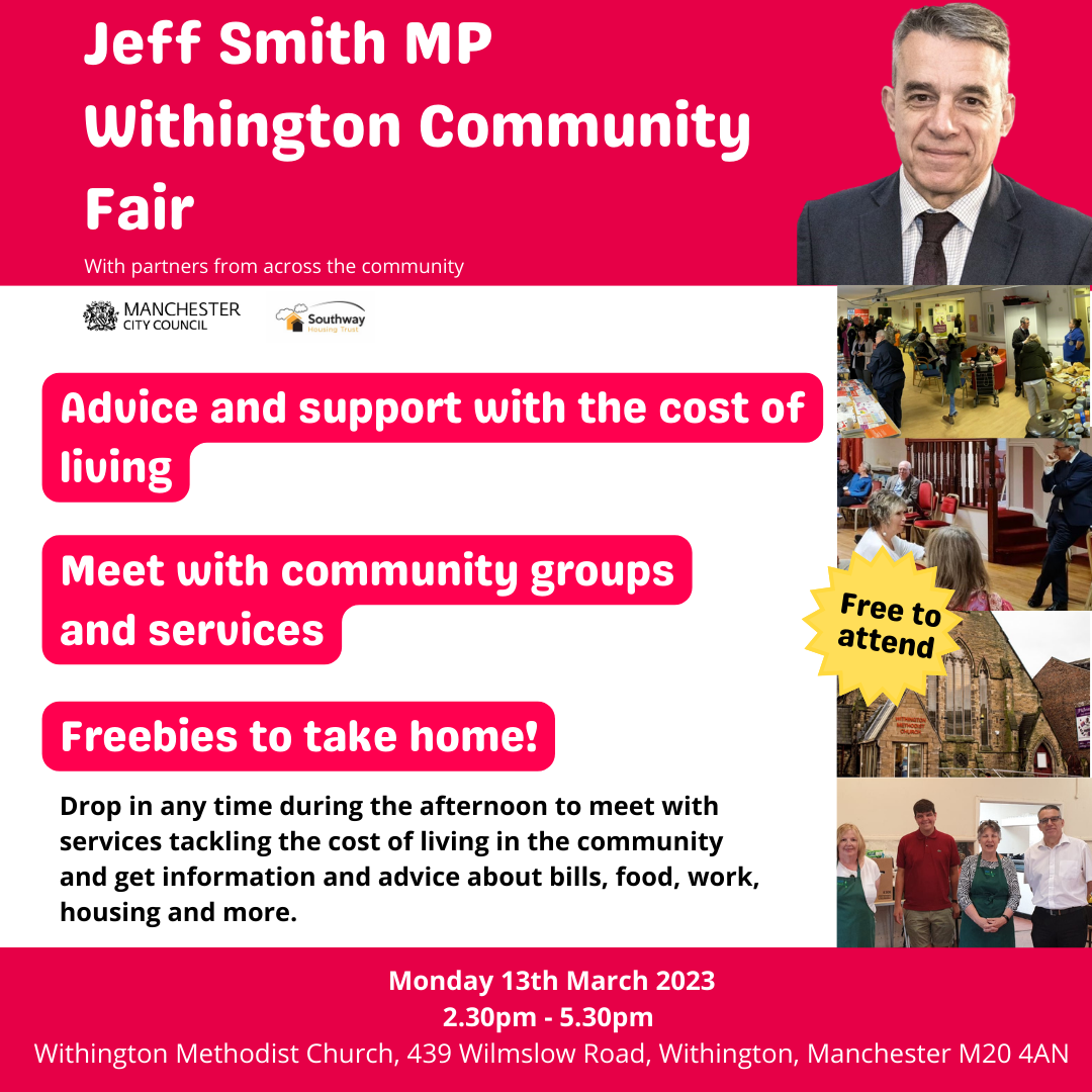 13th March 2023 – Jeff Smith MP Community Fair